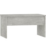 VidaXL Salontafel 80x50,5x41,5 cm bewerkt hout betongrijs