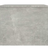 VidaXL Salontafel 80x50,5x41,5 cm bewerkt hout betongrijs