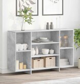 VidaXL Dressoir 120x30x75 cm bewerkt hout betongrijs