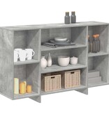 VidaXL Dressoir 120x30x75 cm bewerkt hout betongrijs