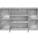 VidaXL Dressoir 120x30x75 cm bewerkt hout betongrijs