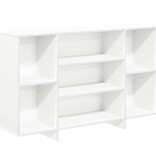 VidaXL Dressoir 120x30x75 cm bewerkt hout wit