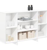 VidaXL Dressoir 120x30x75 cm bewerkt hout wit