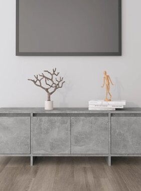 VidaXL Tv-meubel 120x30x40,5 cm bewerkt hout betongrijs