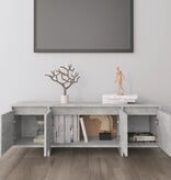 VidaXL Tv-meubel 120x30x40,5 cm bewerkt hout betongrijs