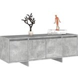 VidaXL Tv-meubel 120x30x40,5 cm bewerkt hout betongrijs