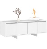 VidaXL Tv-meubel 120x30x40,5 cm bewerkt hout wit