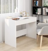 VidaXL Bureau 101x50x76,5 cm spaanplaat wit