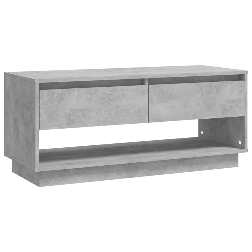 VidaXL Tv-meubel 102x41x44 cm bewerkt hout betongrijs