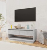 VidaXL Tv-meubel 102x41x44 cm bewerkt hout betongrijs