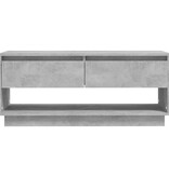 VidaXL Tv-meubel 102x41x44 cm bewerkt hout betongrijs