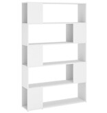 VidaXL Boekenkast/kamerscherm 100x24x155 cm bewerkt hout wit