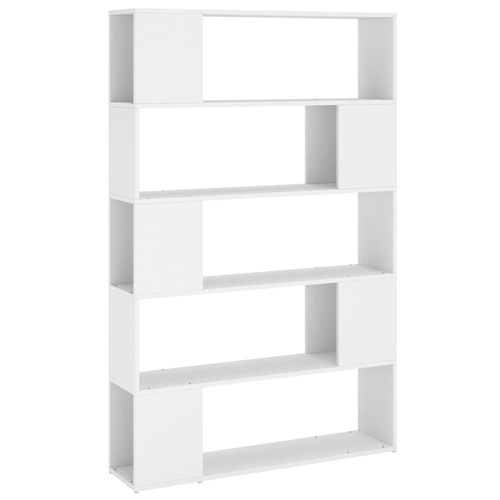 VidaXL Boekenkast/kamerscherm 100x24x155 cm bewerkt hout wit
