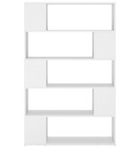 VidaXL Boekenkast/kamerscherm 100x24x155 cm bewerkt hout wit