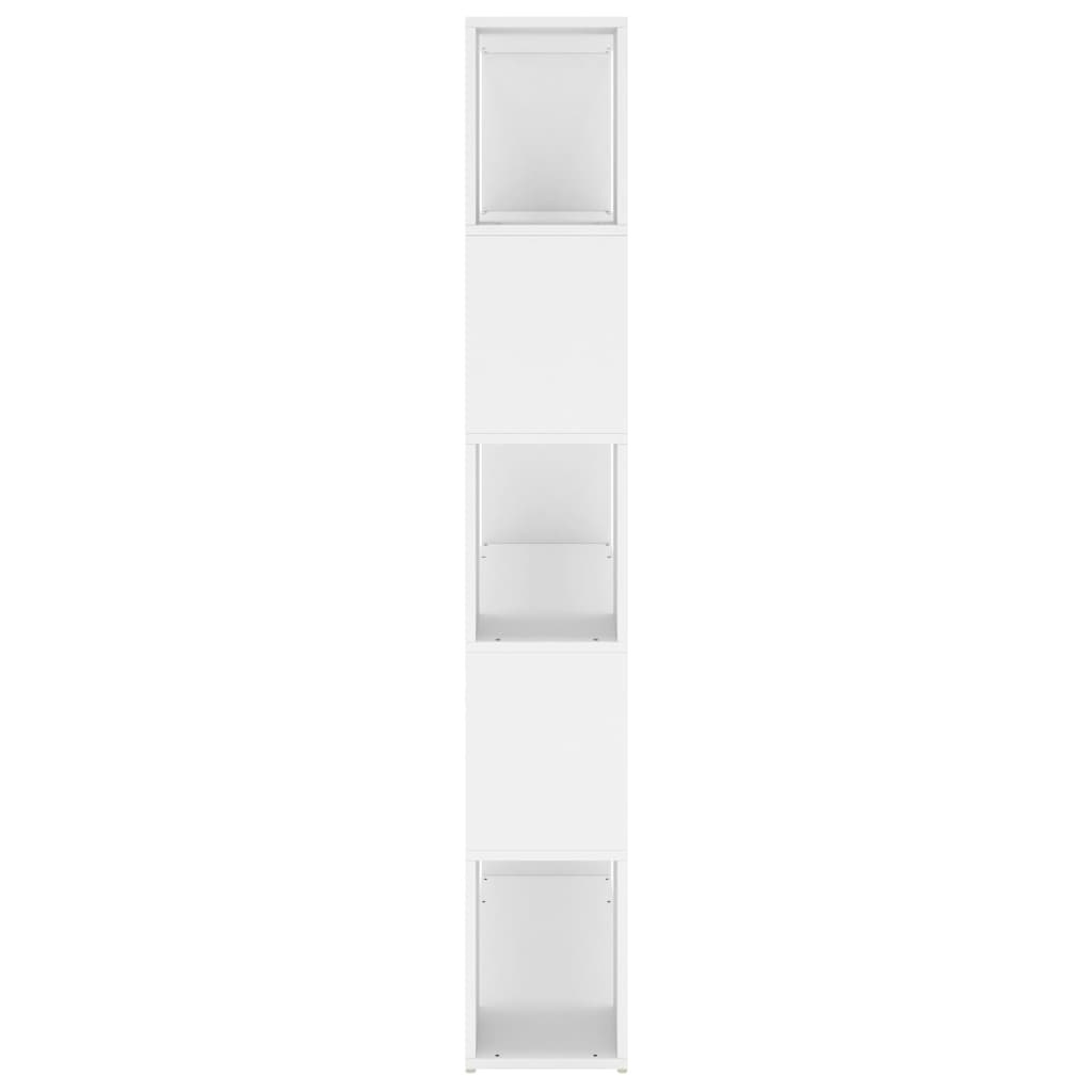 VidaXL Boekenkast/kamerscherm 100x24x155 cm bewerkt hout wit