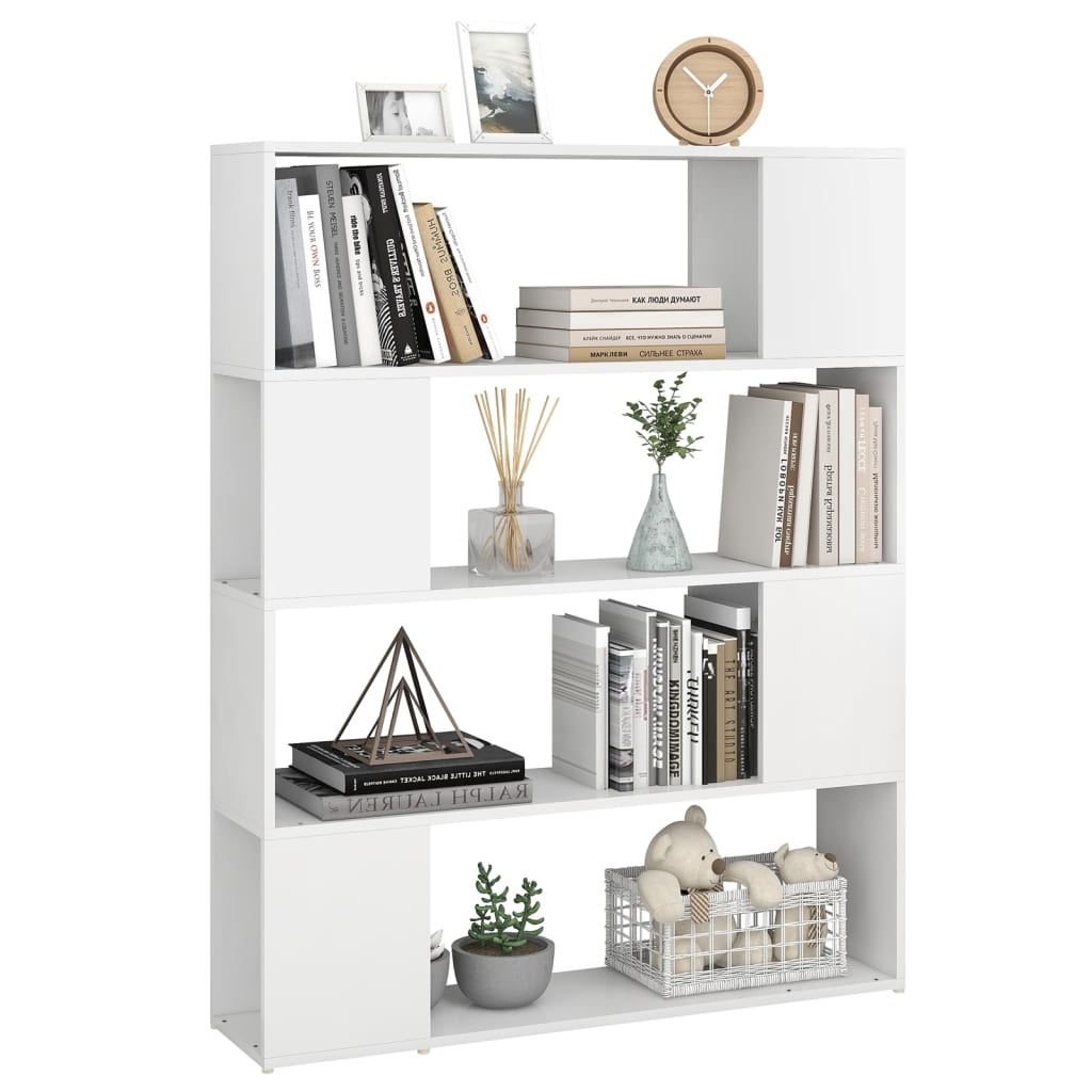 VidaXL Boekenkast/kamerscherm 100x24x124 cm wit