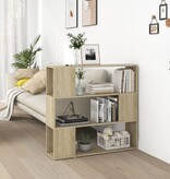 VidaXL vidaXLBoekenkast/kamerscherm 100x24x94 cm sonoma eikenkleurig