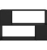 VidaXL Boekenkast 100x24x63 cm spaanplaat zwart