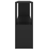 VidaXL Boekenkast 100x24x63 cm spaanplaat zwart