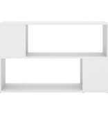 VidaXL Boekenkast 100x24x63 cm bewerkt hout wit