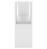 VidaXL Boekenkast 100x24x63 cm bewerkt hout wit