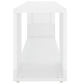 VidaXL Tv-meubel 100x24x32 cm bewerkt hout hoogglans wit
