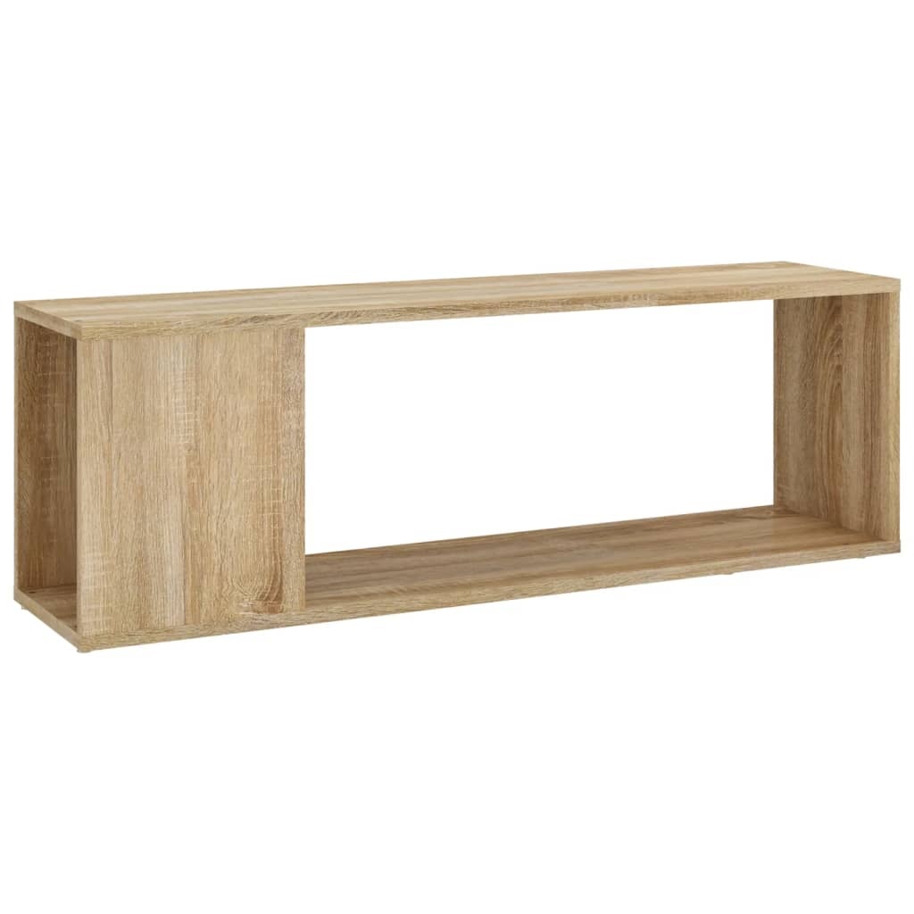 VidaXL Tv-meubel 100x24x32 cm bewerkt hout sonoma eikenkleurig