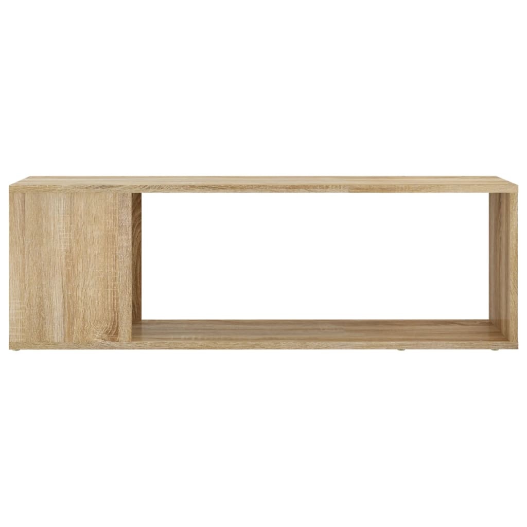 VidaXL Tv-meubel 100x24x32 cm bewerkt hout sonoma eikenkleurig