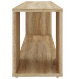 VidaXL Tv-meubel 100x24x32 cm bewerkt hout sonoma eikenkleurig