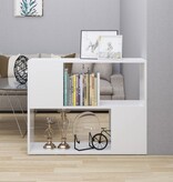 VidaXL Tv-meubel 80x24x63 cm bewerkt hout wit