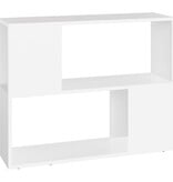 VidaXL Tv-meubel 80x24x63 cm bewerkt hout wit