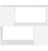 VidaXL Tv-meubel 80x24x63 cm bewerkt hout wit