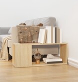 VidaXL Tv-meubel 80x24x32 cm bewerkt hout sonoma eikenkleurig