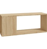 VidaXL Tv-meubel 80x24x32 cm bewerkt hout sonoma eikenkleurig