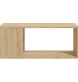VidaXL Tv-meubel 80x24x32 cm bewerkt hout sonoma eikenkleurig