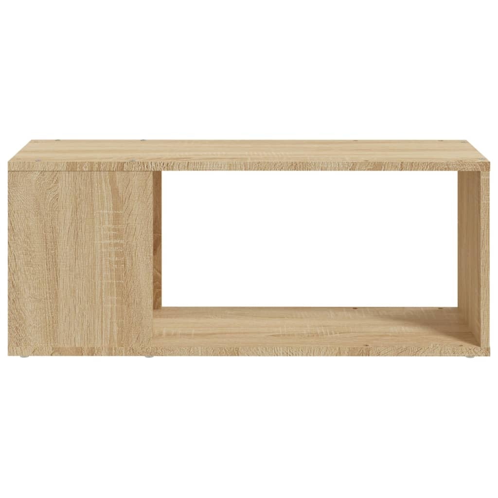 VidaXL Tv-meubel 80x24x32 cm bewerkt hout sonoma eikenkleurig
