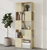 VidaXL Boekenkast/kamerscherm 60x24x155 cm sonoma eikenkleurig