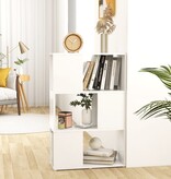 VidaXL Boekenkast/kamerscherm 60x24x94 cm bewerkt hout wit