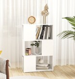 VidaXL Boekenkast/kamerscherm 60x24x94 cm bewerkt hout wit