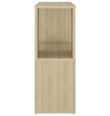 VidaXL Boekenkast 60x24x63 cm bewerkt hout sonoma eikenkleurig