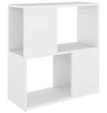 VidaXL Boekenkast 60x24x63 cm bewerkt hout wit