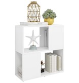 VidaXL Boekenkast 60x24x63 cm bewerkt hout wit