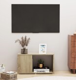 VidaXL Tv-meubel 60x24x32 cm bewerkt hout sonoma eikenkleurig