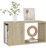 VidaXL Tv-meubel 60x24x32 cm bewerkt hout sonoma eikenkleurig
