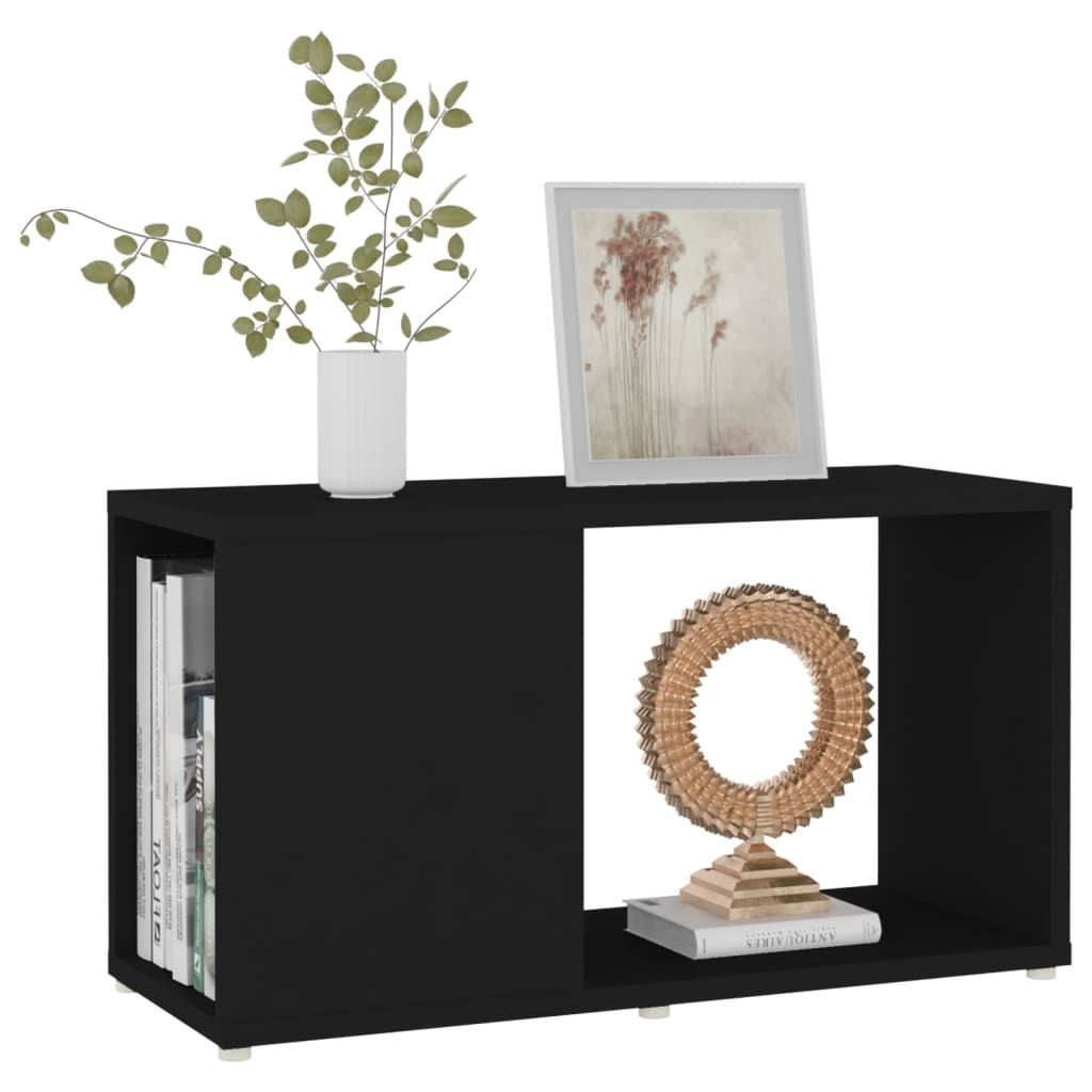 VidaXL Tv-meubel 60x24x32 cm bewerkt hout zwart