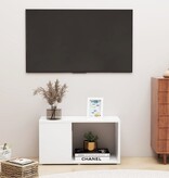 VidaXL Tv-meubel 60x24x32 cm bewerkt hout wit