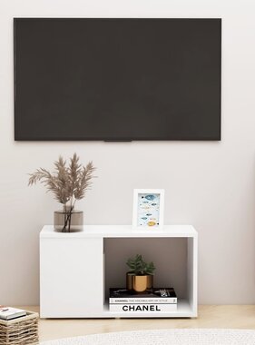 VidaXL Tv-meubel 60x24x32 cm bewerkt hout wit