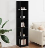 VidaXL Hoekkast 33x33x164,5 cm spaanplaat zwart