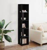 VidaXL Hoekkast 33x33x164,5 cm spaanplaat zwart