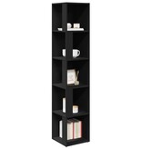 VidaXL Hoekkast 33x33x164,5 cm spaanplaat zwart